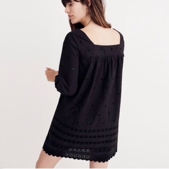 Madewell eyelet black dress XS - Picture 3 of 7